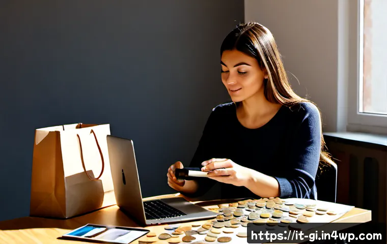 Home 9 수입원 다변화를 위한 마케팅 전략 - Photorealistic Italian small business owner in a bright Milan studio, reviewing diverse revenue chan...